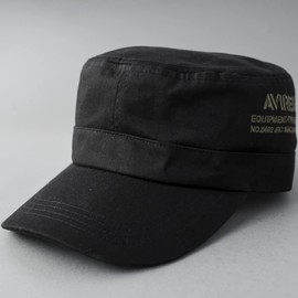 Avilex Standard Work Cap, BIG Size, Hat, XL, Large Size, Men's, Land, Big Size, Low Cap, Golf Cap, (02) NUMBERING Black x Olive