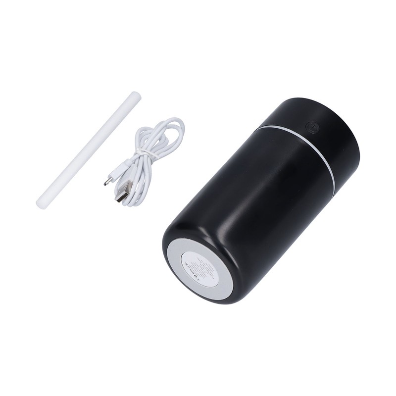 Colorful Mini Humidifier Desktop Car Air Humidifier Black USB Powered