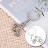 AFCJLTO 2pcs Bicycle Key Chain, Bicycle Rider Key Pendant, Bicycle