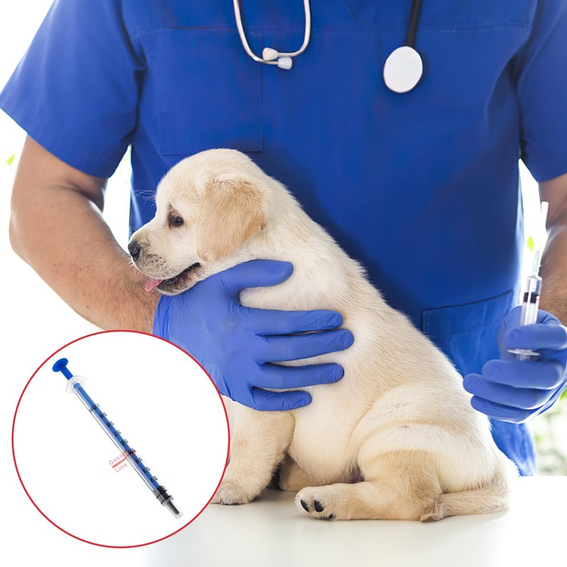 2000 Clear Syringe Labels - Dosage Marking Stickers for Medication