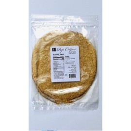 Pop Crepes-Buttermilk Crepes (Pack of 8), NEW PRESENTATION-Same Taste. Made in California, Cage-Free Eggs, Ready to Fill & Serve,10 inch crepes.