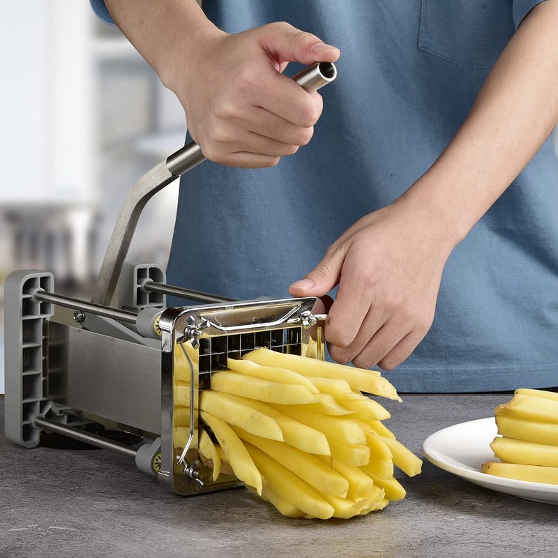 French Fry Cutter, Sopito Professional Potato Cutter Stainless Steel with