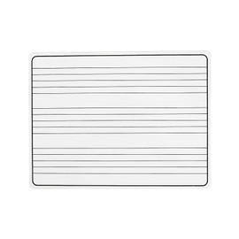 Dry Erase Music Staff White Board, Single Sided 9 x 11.875 Home or School Use