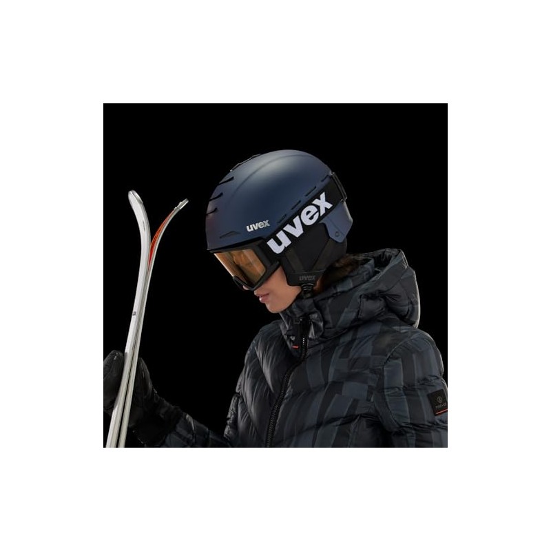 uvex Ski Snowboard Goggles, Unisex, Polarized Lens, Asian Fit, Glasses