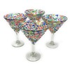 Mexican Hand Blown Glass – Set of 4 Hand Blown