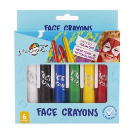 SCHOOL EDUCATION CREATIVE SO COOL S'COOL Children's Make-Up Pens, Non-Toxic, Washable, 6 Colours