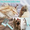 TinyPoint Large Slicker Brush for Dogs,Cats,Extra Long Pin Shedding Brush