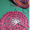 100% Organic Cotton, Multicolour Yarn, 125 g, 450 m, Needles