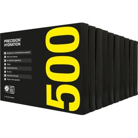 Precision Hydration Precision Hydration Electrolyte Powder Packets - No Artificial Ingredients, Multi Strength Hydration Packets - Individual Waterproof Servings - Gluten Free, (10 Boxes (80 Packets), 500mg/l-Yellow)