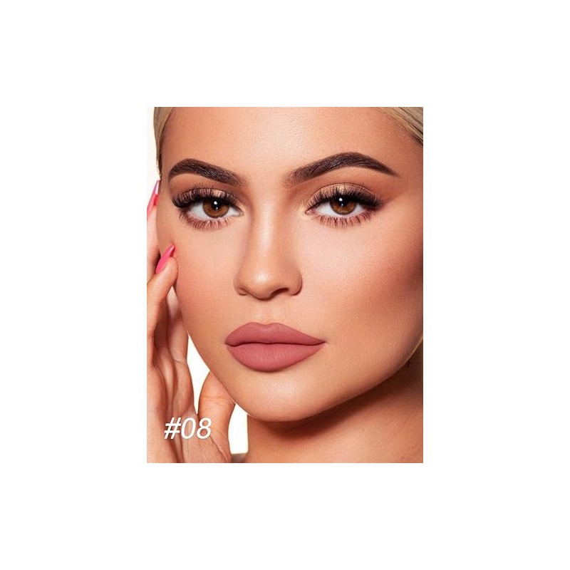 Erinde Lápiz de Labios Mate para Mujer, Lápiz Labial de