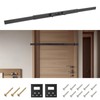 Dooricade Security Door Bar (Black - Heavy Duty) Use as