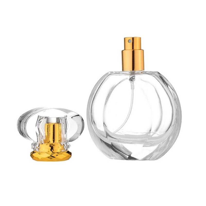 SCOLAND 50ML Glass Refillable Perfume Spray Bottle Empty Liquid Perfume