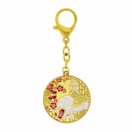 FengShui Four Friends Talisman Keychain W4944