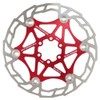 Clarks Cycle Systems CFR-AR05 6-Bolt Floating Disc Brake Rotor, Red,