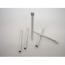 (5 Pack) Standard Metal Threaded Conduit Stems - 5" Downstem Conduits - Lighting Conduits and Stems