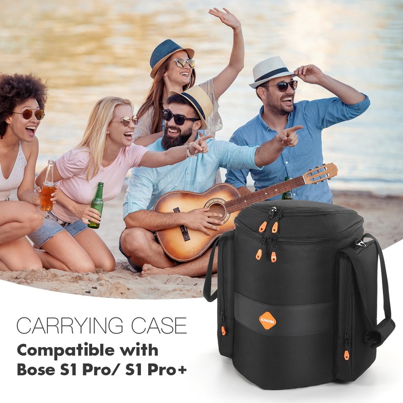 Carrying Case Compatible with Bose S1 Pro/S1 Pro+, Portable Speaker