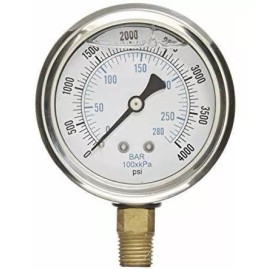 Pic Gauge Pro-201l-254q Glicerina Lleno Inferior Industrial