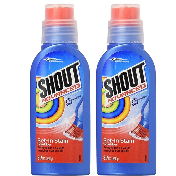 Shout Advanced Ultra Concentrated Stain Removing Gel, 8.7 Oz, 2 Pack