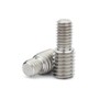 5pcs 304 Stainless Steel Adapter Male to Male Converter Double