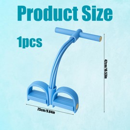 Foot Pedal Resistance Band, Core Strength Training Equipment for Home Gym, Portable Sit Up Assistant, Ideal for Abdominal and Leg Workouts