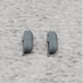 ULEIVA Replacement Power Button 2 x Grey Compatible with Garmin Edge 800/810 Power Button GPS Bicycle Computer Road Bike Replacement Part Repair (Grey)