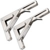 AUTENS Folding Shelf Brackets 2.88mm Heavy Duty Stainless Steel Wall