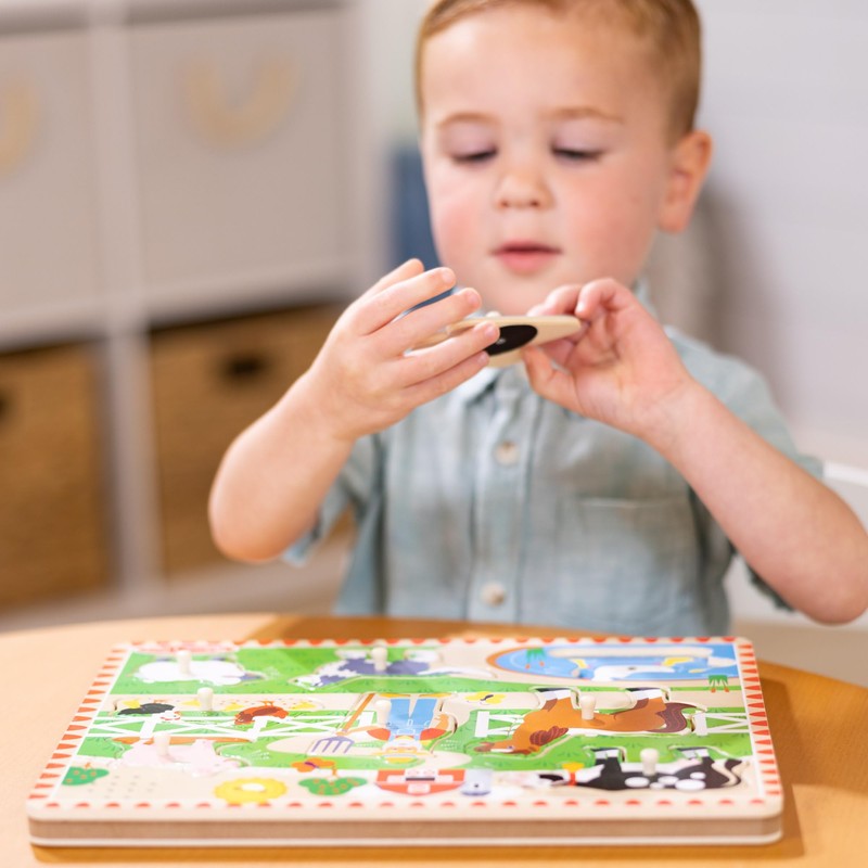 Melissa & Doug Old MacDonald's Farm Sound Puzzle - Farm