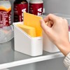 MININAI Sliced Cheese Container for Fridge, 2/4 PCS Cheese Storage