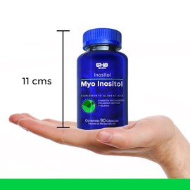 5H8 Myo Inositol con Colágeno, Biotina y Selenio 500 mg - Suplemento Alimenticio - 90 Cápsulas - Hecho en México - Apoyo Nutricional Diario