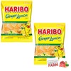 Ginger Lemon Share Size Gummi Candy, 2 Pack with 2
