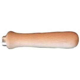 Dönges File Handle, DIN 395, Length 60 mm (Key File Handle, File Handle) Made of Red Beech, Normal Curly Shape, Waxed