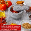Maxam Grey Mortar and Pestle Set - 5 Inch -