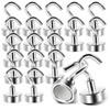 Anelueeoo 16 Pack Magnetic Hooks Heavy Duty Strong Neodymium Magnet