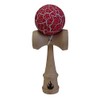 White/Red Crackle Kendama