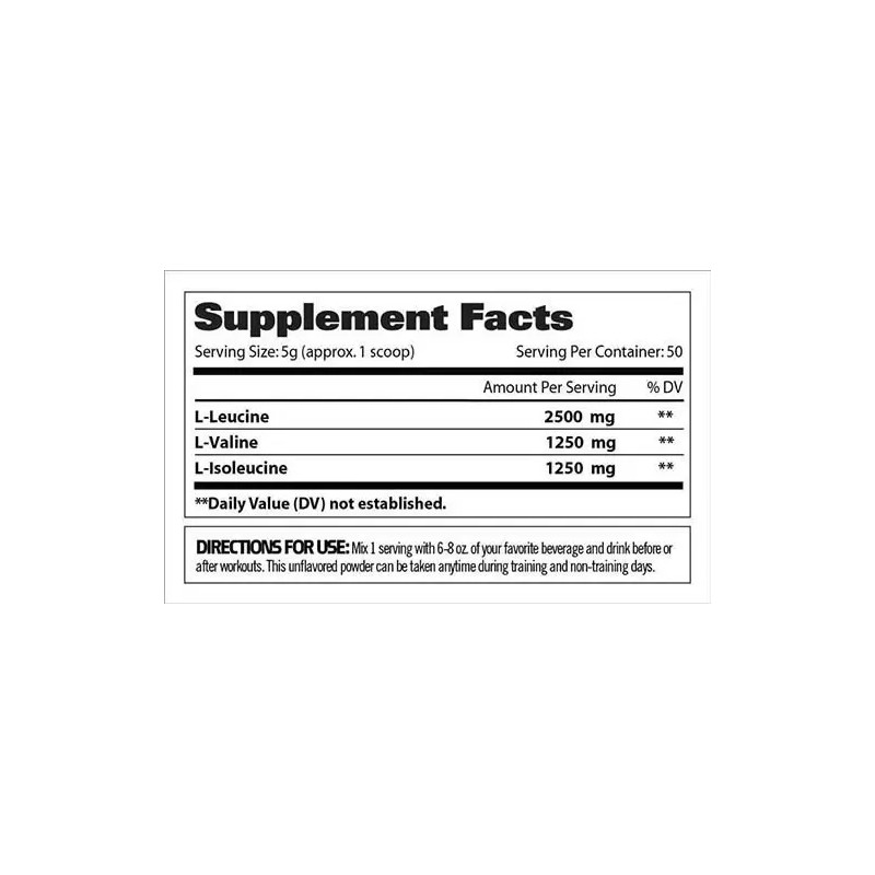Aminoacidos Bcaa Powder Gat Sport 50 Servicios