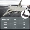 HANGOU 1/100 Dassault Rafale Model Fighter Jet Plane Model Alloy