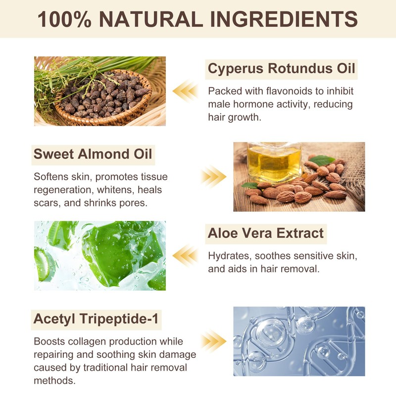 Cyperus Rotundus Oil for Hair Removal, Cyperus Rotundus Oil for