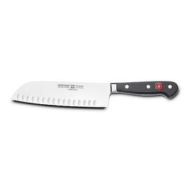 Wüsthof Santoku knife, 7", Black