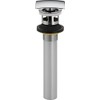 Delta Faucet 72175 Square Push Pop-Up with Overflow, Chrome