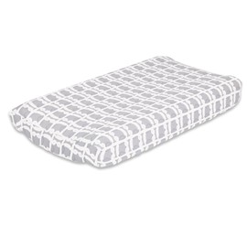 Grey Owl Changing Pad Cover by The Peanut Shell