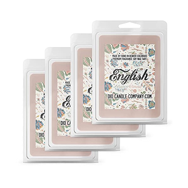 English Manor House Wax Melts (4 Pack) Mahogany and Honeysuckle