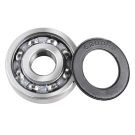 10 Pieces 6200-2RS Bearings, Deep Groove Ball Bearing Double Sealed Bearing 10 * 30 * 9mm Radial GCR15 Bearing for Electrical Instrument Mechanical Equipment