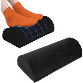 Cojín de Apoyo para Media Pierna, Cojín de Espuma Viscoelástica para Piernas, Funda Extraíble y Lavable para Comodidad de Rodilla, Cuello, Lumbar y Espalda, Ideal para el Hogar el Hospital