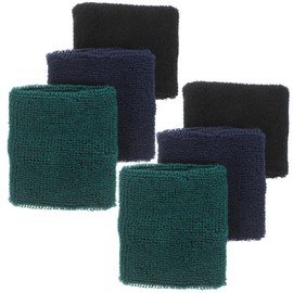 IWOWHERO 3 Pairs Elastic Wrist Protectors Breathable Compression Wrist Brace Bands for Fitness and Sports Sweatbands for Comfort During Workouts