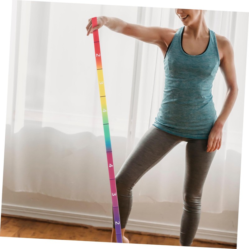 BIUDECO Elastic Training Band Resistance Band Handles Yoga Stretching Strap