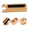 LABRIMP Wood Docking Station for Phone Watch Stylish Desktop Organizer