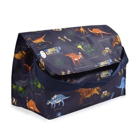 COLORFUL CANDY STYLE Lunch Bag, Boys, Children, Cute, Fashionable, Discovery! EXPLORE! Dinosaur Continents (Navy) N0819600
