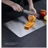 1 Pack 9x13" Stainless Steel Cutting Board for Kitchen,Fruit Cutting