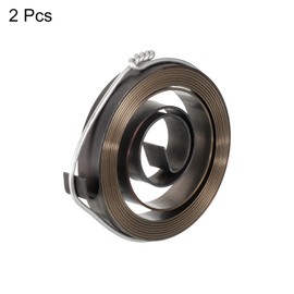 uxcell Drill Press Spring Drill Press Quill Feed Return Coil Spring Assembly Spring Steel Chemical Blackening Finish 1540mm Expand Long 53 x 10 x 0.8mm 2 Pcs