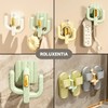 ROLUXENTIA 4 Pack Wall Mounted Shoe Rack - Premium Hanging